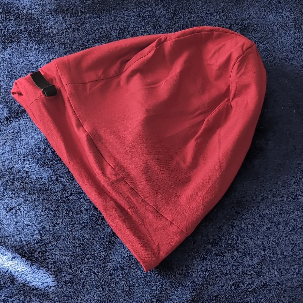 Red Sleep Bonnet